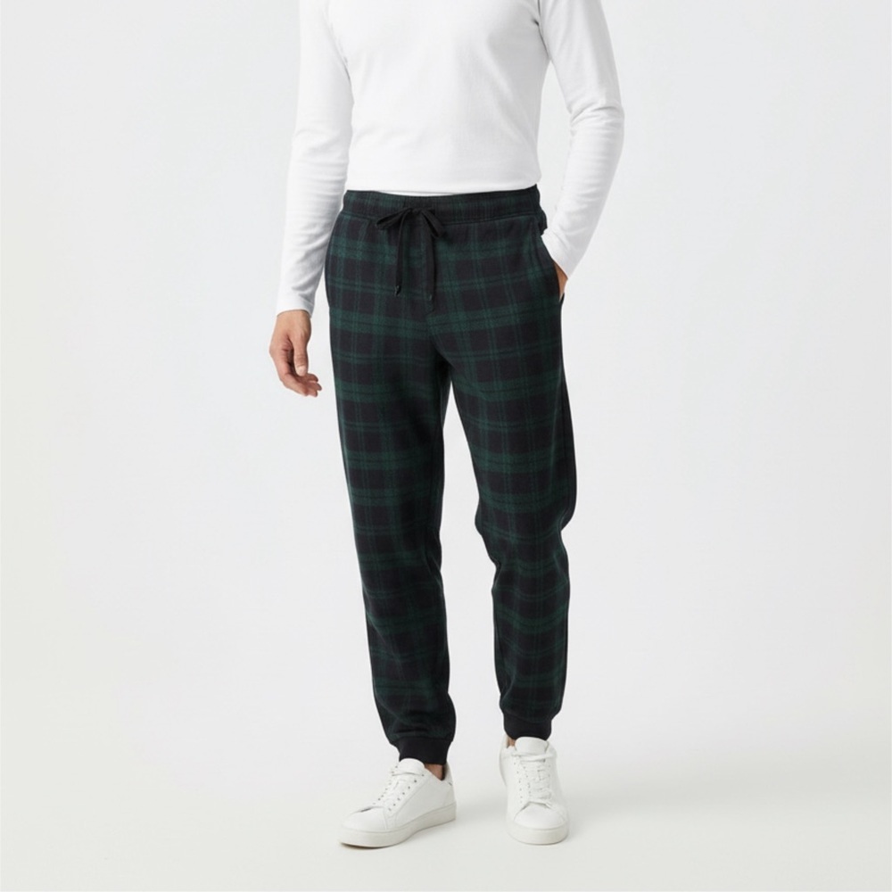 Canyon Creek Green and Black Plaid Pajama Pants NWOT XL